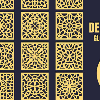 Intra απο ξύλο plywood 3mm-4mm πάχος – Square CoastersMandala 10 Δίασταση  20x20 cm INTRAFABR-85510286 - Image 1