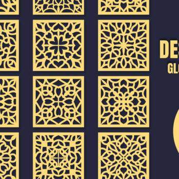 Intra απο ξύλο plywood 3mm-4mm πάχος – Square CoastersMandala 12 Δίασταση  20x20 cm INTRAFABR-85510297 - Image 1