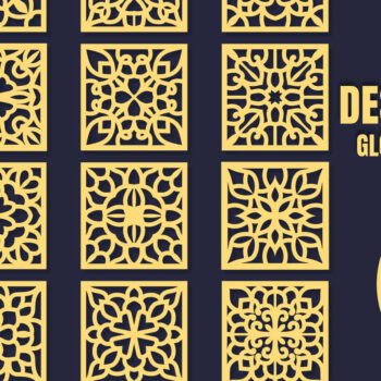 Intra απο ξύλο plywood 3mm-4mm πάχος – Square CoastersMandala 16 Δίασταση  20x20 cm INTRAFABR-85510351 - Image 1