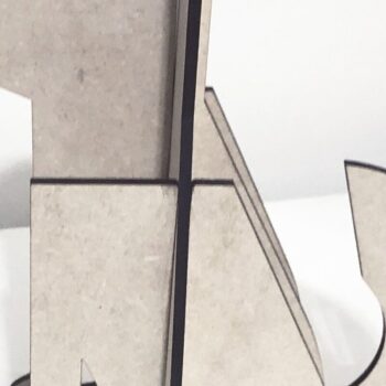 Intra απο ξύλο plywood 3mm-4mm πάχος – Τετράγωνη σκύλου Δίασταση  20x20 cm INTRAFABR-36871972 - Image 1