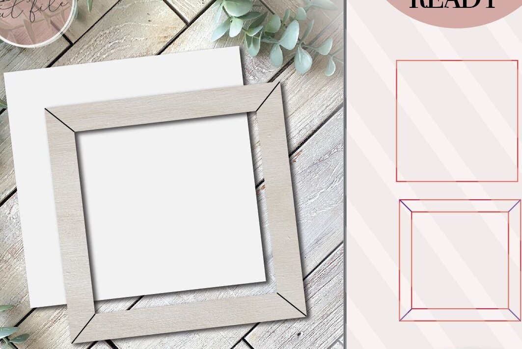 Intra απο ξύλο plywood 3mm-4mm πάχος – Τετράγωνο πλαίσιο Δίασταση  20x20 cm INTRAFABR-70531279