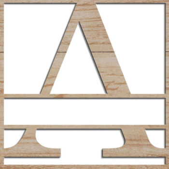 Intra απο ξύλο plywood 3mm-4mm πάχος – Πλήρες αλφάβητο τετράγωνων μονογραμμάτων Δίασταση 20x20 cm INTRAFABR-71368015 - Image 5