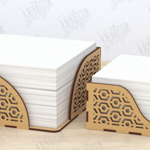 Intra απο ξύλο plywood 3mm-4mm πάχος – Τετράγωνη θήκη χαρτοπετσέτας| Αρχείο CNC Δίασταση 20x20 cm INTRAFABR-120025870