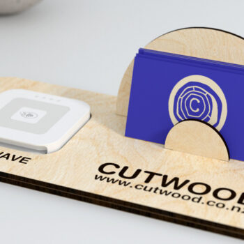 Intra απο ξύλο plywood 3mm-4mm πάχος – Square Reader Dock - Τετράγωνο σημάδι πληρωμής Δίασταση  20x20 cm INTRAFABR-29594891 - Image 1