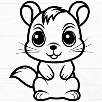 Intra απο ξύλο plywood 3mm-4mm πάχος – Σκίουρος, DXF, EPS, JPG, PNG Δίασταση  20x20 cm INTRAFABR-115721464 - Image 4