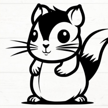 Intra απο ξύλο plywood 3mm-4mm πάχος – Σκίουρος, DXF, EPS, JPG, PNG Δίασταση  20x20 cm INTRAFABR-115721464 - Image 5