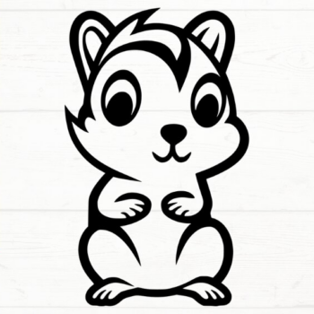 Intra απο ξύλο plywood 3mm-4mm πάχος – Σκίουρος, DXF, EPS, JPG, PNG Δίασταση  20x20 cm INTRAFABR-115721464 - Image 6