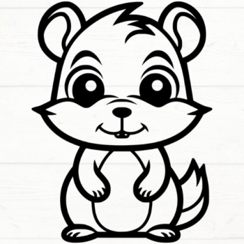 Intra απο ξύλο plywood 3mm-4mm πάχος – Σκίουρος, DXF, EPS, JPG, PNG Δίασταση  20x20 cm INTRAFABR-115721464 - Image 9