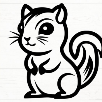 Intra απο ξύλο plywood 3mm-4mm πάχος – Σκίουρος, DXF, EPS, JPG, PNG Δίασταση  20x20 cm INTRAFABR-115721464 - Image 10