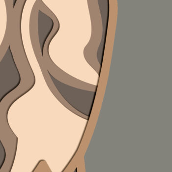 Intra απο ξύλο plywood 3mm-4mm πάχος – St Bernar Dog Multilayer/3D Layered Δίασταση  20x20 cm INTRAFABR-67067731 - Image 5