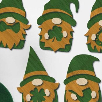 Intra απο ξύλο plywood 3mm-4mm πάχος – Πακέτο για την Ημέρα του Αγίου Πατρικίου, Αρχεία με στρώσεις Δίασταση 20x20 cm INTRAFABR-91690154 - Image 1