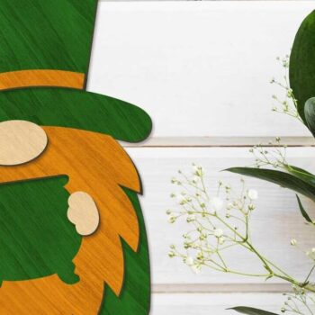 Intra απο ξύλο plywood 3mm-4mm πάχος – Πακέτο για την Ημέρα του Αγίου Πατρικίου, Αρχεία με στρώσεις Δίασταση 20x20 cm INTRAFABR-91690154 - Image 2