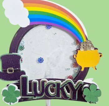 Intra απο ξύλο plywood 3mm-4mm πάχος – Τούρτα για την ημέρα του Αγίου Πατρικίου Δίασταση  20x20 cm INTRAFABR-90387376 - Image 1