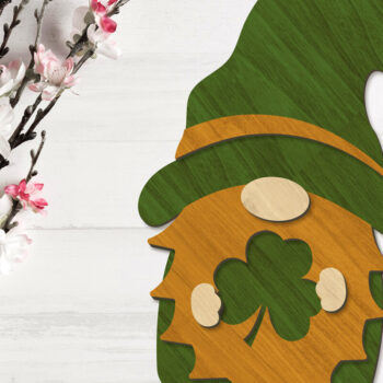 Intra απο ξύλο plywood 3mm-4mm πάχος – Διακοσμητικό στοιχειό του Αγίου Πατρικίου Δίασταση  40x30 cm INTRAFABR-91468632 - Image 1