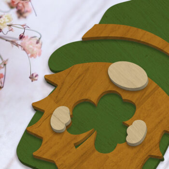 Intra απο ξύλο plywood 3mm-4mm πάχος – Διακοσμητικό στοιχειό του Αγίου Πατρικίου Δίασταση  40x30 cm INTRAFABR-91468632 - Image 3