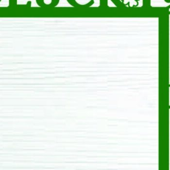 Intra απο ξύλο plywood 3mm-4mm πάχος – Πακέτο Door Corner St. Patrick's Day Δίασταση  20x20 cm INTRAFABR-114351992 - Image 3