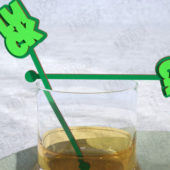 Intra απο ξύλο plywood 3mm-4mm πάχος – Πακέτο αναδευτήρων ποτών St Patrick's Day Δίασταση  20x20 cm INTRAFABR-115372389 - Image 8