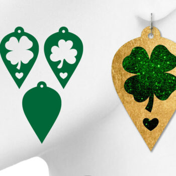 Intra απο ξύλο plywood 3mm-4mm πάχος – Σκουλαρίκι του Αγίου Πατρικίου Δίασταση  5x5 cm INTRAFABR-6921665 - Image 1