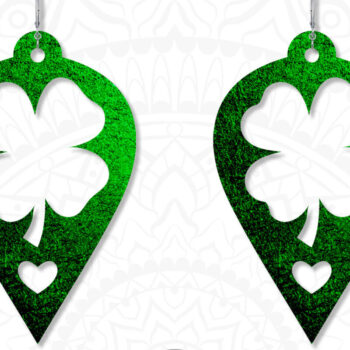 Intra απο ξύλο plywood 3mm-4mm πάχος – Σκουλαρίκι του Αγίου Πατρικίου Δίασταση  5x5 cm INTRAFABR-6921665 - Image 3