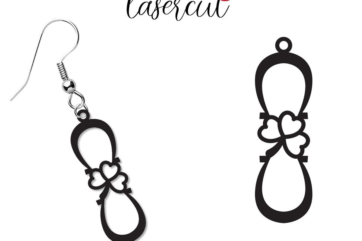 Intra απο ξύλο plywood 3mm-4mm πάχος – Σκουλαρίκια St Patrick's Day Lasercut Δίασταση  5x5 cm INTRAFABR-118041147