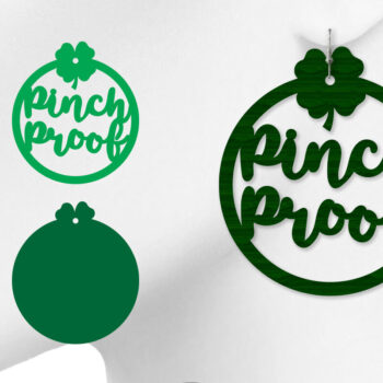 Intra απο ξύλο plywood 3mm-4mm πάχος – Σκουλαρίκι Αγίου Πατρικίου, απόδειξη τσιμπήματος Δίασταση  5x5 cm INTRAFABR-6922089 - Image 1