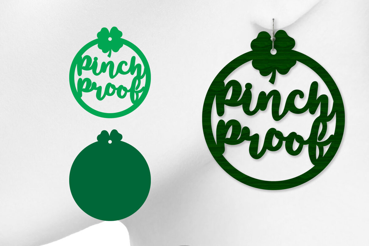 Intra απο ξύλο plywood 3mm-4mm πάχος – Σκουλαρίκι Αγίου Πατρικίου, απόδειξη τσιμπήματος Δίασταση  5x5 cm INTRAFABR-6922089