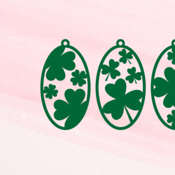 Intra απο ξύλο plywood 3mm-4mm πάχος – Σκουλαρίκια του Αγίου Πατρικίου Δίασταση  5x5 cm INTRAFABR-115353267 - Image 1