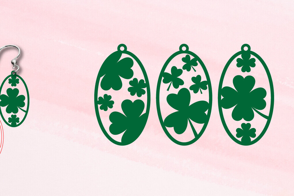 Intra απο ξύλο plywood 3mm-4mm πάχος – Σκουλαρίκια του Αγίου Πατρικίου Δίασταση  5x5 cm INTRAFABR-115353267