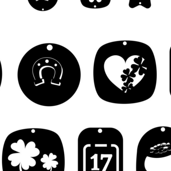 Intra απο ξύλο plywood 3mm-4mm πάχος – Σκουλαρίκια του Αγίου Πατρικίου Δίασταση 5x5 cm INTRAFABR-62457151 - Image 2