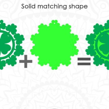 Intra απο ξύλο plywood 3mm-4mm πάχος – Σκουλαρίκια St Patrick's Day, 4 φύλλα τριφύλλι Δίασταση  5x5 cm INTRAFABR-6890458 - Image 4