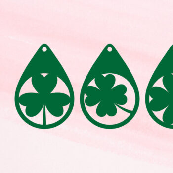 Intra απο ξύλο plywood 3mm-4mm πάχος – Σκουλαρίκια του Αγίου Πατρικίου Δίασταση  5x5 cm INTRAFABR-113749157 - Image 1