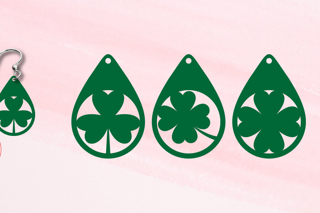 Intra απο ξύλο plywood 3mm-4mm πάχος – Σκουλαρίκια του Αγίου Πατρικίου Δίασταση  5x5 cm INTRAFABR-113749157