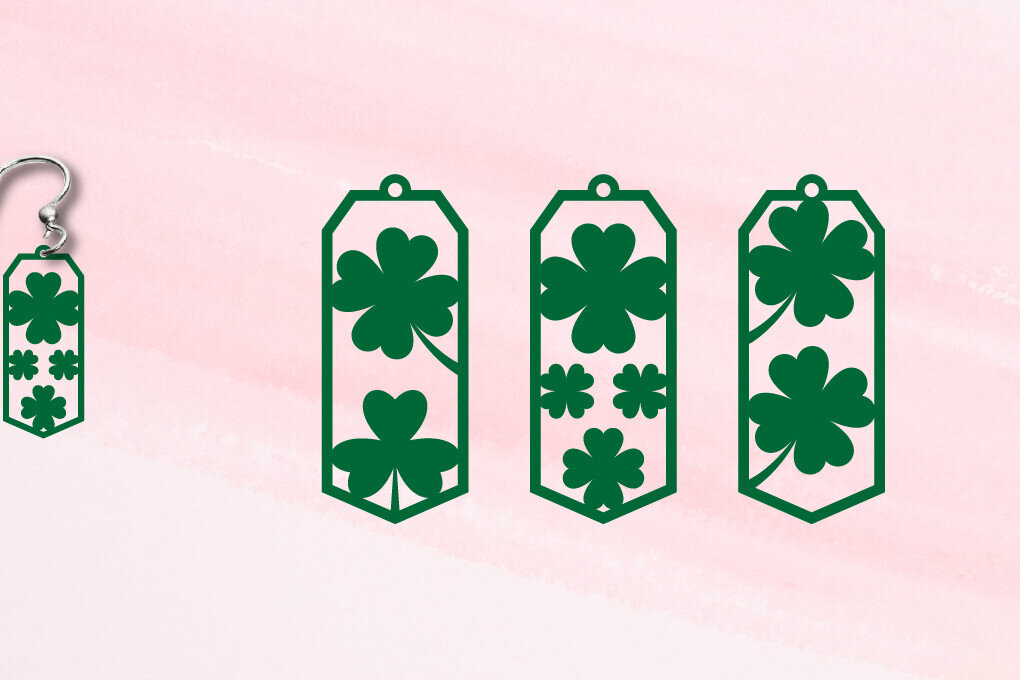 Intra απο ξύλο plywood 3mm-4mm πάχος – Σκουλαρίκια του Αγίου Πατρικίου Δίασταση  5x5 cm INTRAFABR-114103465