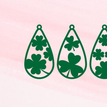 Intra απο ξύλο plywood 3mm-4mm πάχος – Σκουλαρίκια του Αγίου Πατρικίου Δίασταση  5x5 cm INTRAFABR-114311820 - Image 1