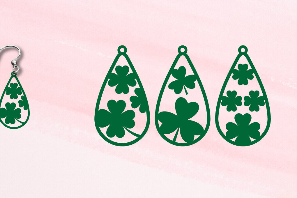 Intra απο ξύλο plywood 3mm-4mm πάχος – Σκουλαρίκια του Αγίου Πατρικίου Δίασταση  5x5 cm INTRAFABR-114311820