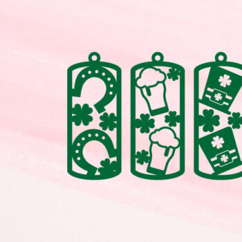 Intra απο ξύλο plywood 3mm-4mm πάχος – Σκουλαρίκια του Αγίου Πατρικίου Δίασταση  5x5 cm INTRAFABR-115202677 - Image 1