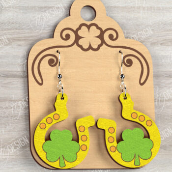 Intra απο ξύλο plywood 3mm-4mm πάχος – Σκουλαρίκια του Αγίου Πατρικίου | Αξεσουάρ Δίασταση  5x5 cm INTRAFABR-115434865 - Image 1