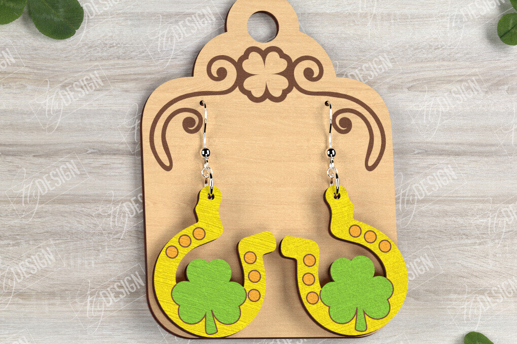 Intra απο ξύλο plywood 3mm-4mm πάχος – Σκουλαρίκια του Αγίου Πατρικίου | Αξεσουάρ Δίασταση  5x5 cm INTRAFABR-115434865