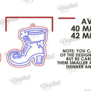 Intra απο ξύλο plywood 3mm-4mm πάχος – St Patricks Day Σκουλαρίκια με λέιζερ Δίασταση  5x5 cm INTRAFABR-114201414 - Image 2