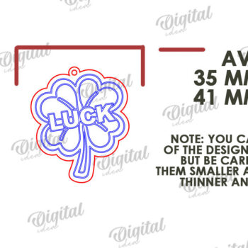 Intra απο ξύλο plywood 3mm-4mm πάχος – Πακέτο LaserCut Σκουλαρίκια St Patricks Day Δίασταση  5x5 cm INTRAFABR-114206994 - Image 10