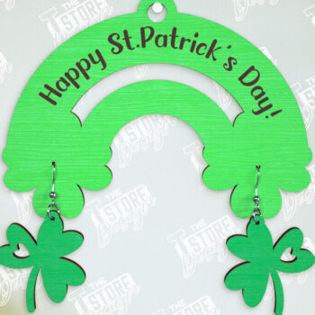 Intra απο ξύλο plywood 3mm-4mm πάχος – Σκουλαρίκια του Αγίου Πατρικίου | Τριφύλλι Δίασταση 5x5 cm INTRAFABR-114247776 - Image 1