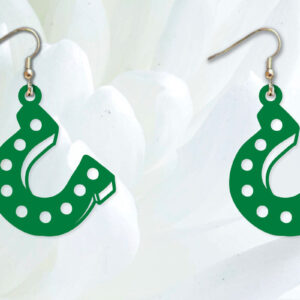 Intra απο ξύλο plywood 3mm-4mm πάχος – Σκουλαρίκια St Patrick's Day Δίασταση  5x5 cm INTRAFABR-90694609