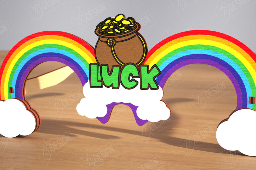 Intra απο ξύλο plywood 3mm-4mm πάχος – Γυαλιά St. Patrick's Day | Αξεσουάρ Δίασταση  20x20 cm INTRAFABR-115441212