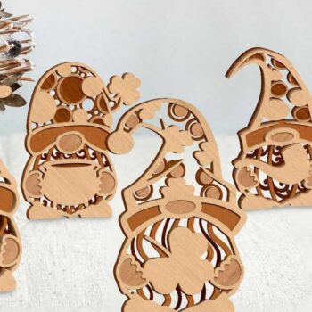 Intra απο ξύλο plywood 3mm-4mm πάχος – Πρότυπα σετ στοιχειωδών για την ημέρα του Αγίου Πατρικίου Δίασταση  20x20 cm INTRAFABR-102228436 - Image 1