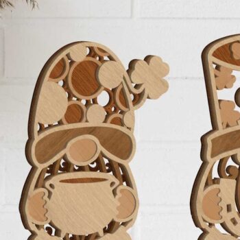 Intra απο ξύλο plywood 3mm-4mm πάχος – Πρότυπα σετ στοιχειωδών για την ημέρα του Αγίου Πατρικίου Δίασταση  20x20 cm INTRAFABR-102228436 - Image 7