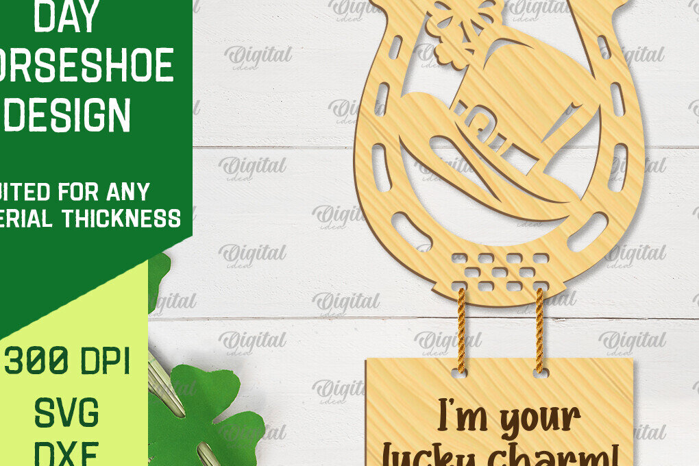 Intra απο ξύλο plywood 3mm-4mm πάχος – Πέταλο κοπής με λέιζερ του Αγίου Πατρικίου Δίασταση  20x20 cm INTRAFABR-89284009