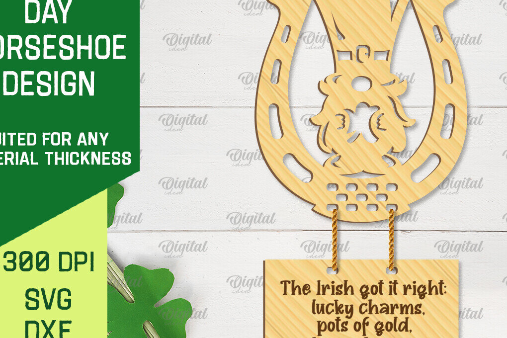 Intra απο ξύλο plywood 3mm-4mm πάχος – Πέταλο κοπής με λέιζερ του Αγίου Πατρικίου Δίασταση  20x20 cm INTRAFABR-89284361