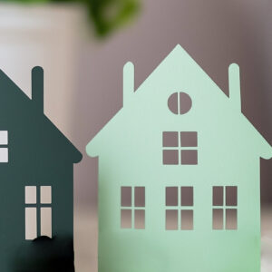 Intra απο ξύλο plywood 3mm-4mm πάχος – St. Patrick's Day Houses PaperCut Δίασταση  20x20 cm INTRAFABR-117848104