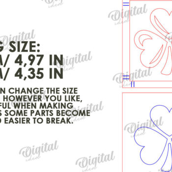 Intra απο ξύλο plywood 3mm-4mm πάχος – Κοπή λέιζερ Mini Sign Day St. Patrick Δίασταση  40x30 cm INTRAFABR-113766550 - Image 3