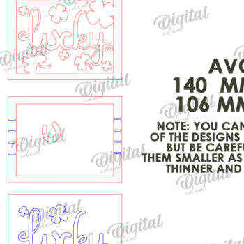 Intra απο ξύλο plywood 3mm-4mm πάχος – Κοπή λέιζερ Mini Sign Day St. Patrick Δίασταση  40x30 cm INTRAFABR-113766601 - Image 3